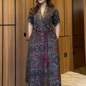 CALISTA DRESS TENUN ENDEK 3D PAYET
